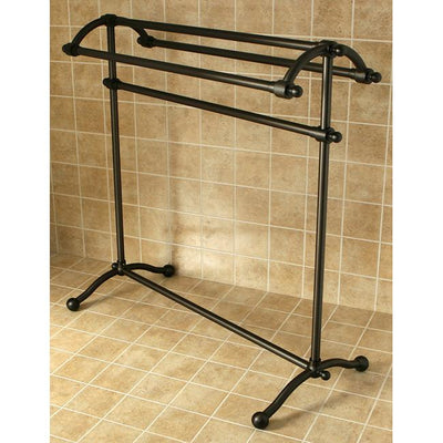 Kingston Oil Rubbed Bronze Sturdy Large Pedestal freestanding Towel Rack CC2295