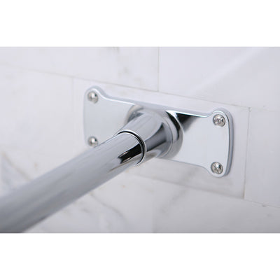 Kingston Brass Chrome Shower Enclosure Corner Rod CC3141