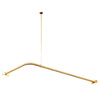 Kingston Brass Polished Brass Shower Enclosure Corner Rod CC3142