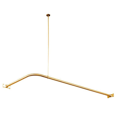 Kingston Brass Polished Brass Shower Enclosure Corner Rod CC3142