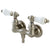 Kingston Brass Satin Nickel Wall Mount Clawfoot Tub Filler Faucet CC35T8