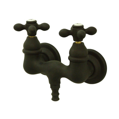 Kingston Brass Oil Rubbed Bronze Wall Mount Clawfoot Tub Filler Faucet CC37T5