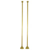 Kingston Brass Polished Brass Straight Clawfoot Bath Tub Supply Lines CC482