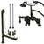 Oil Rubbed Bronze Deck Mount Clawfoot Bathtub Faucet w Hand Shower Package CC619T5system