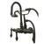 Kingston Oil Rubbed Bronze Wall Mount Clawfoot Tub Faucet with Hand Shower CC7T5