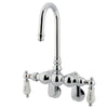 Kingston Brass Chrome Wall Mount Clawfoot Tub Filler Faucet CC86T1