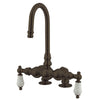 Kingston Brass Oil Rubbed Bronze Deck Mount Clawfoot Tub Filler Faucet CC93T5