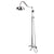 Kingston Brass Chrome Clawfoot Tub Faucet Shower Combination CCK2661