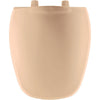 Bemis Round Closed Front Toilet Seat in Peach Bisque 222813