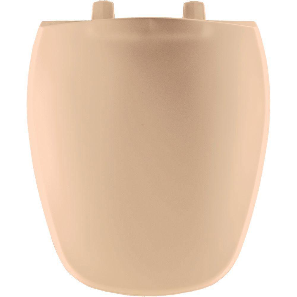 Bemis Round Closed Front Toilet Seat in Peach Bisque 222813