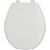 Bemis STA-TITE Round Open Front Toilet Seat in White 463098