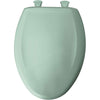 Bemis Slow Close STA-TITE Elongated Closed Front Toilet Seat in Aegean Mist 480875