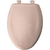 Bemis Slow Close STA-TITE Elongated Closed Front Toilet Seat in Venetian Pink 496448