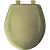 Bemis Round Closed Front Toilet Seat in Avocado 529695