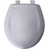 Bemis Round Closed Front Toilet Seat in Lilac Grey 529717