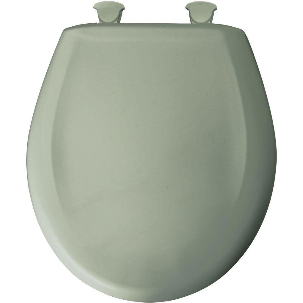 Bemis Round Closed Front Toilet Seat in Aspen Green 529723