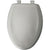 Bemis Slow Close STA-TITE Elongated Closed Front Toilet Seat in Silver 529786