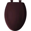 Bemis Slow Close STA-TITE Elongated Closed Front Toilet Seat in Merlot 529788