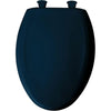 Bemis Slow Close STA-TITE Elongated Closed Front Toilet Seat in Navy 529792