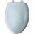 Bemis Round Closed Front Plastic Toilet Seat in Blue Mist 597117