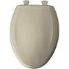 Bemis Slow Close STA-TITE Elongated Closed Front Toilet Seat in Parchment 762300