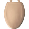 Bemis Slow Close STA-TITE Elongated Closed Front Toilet Seat in Tan 762376