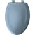 Bemis Slow Close STA-TITE Elongated Closed Front Toilet Seat in Glacier Blue 762484