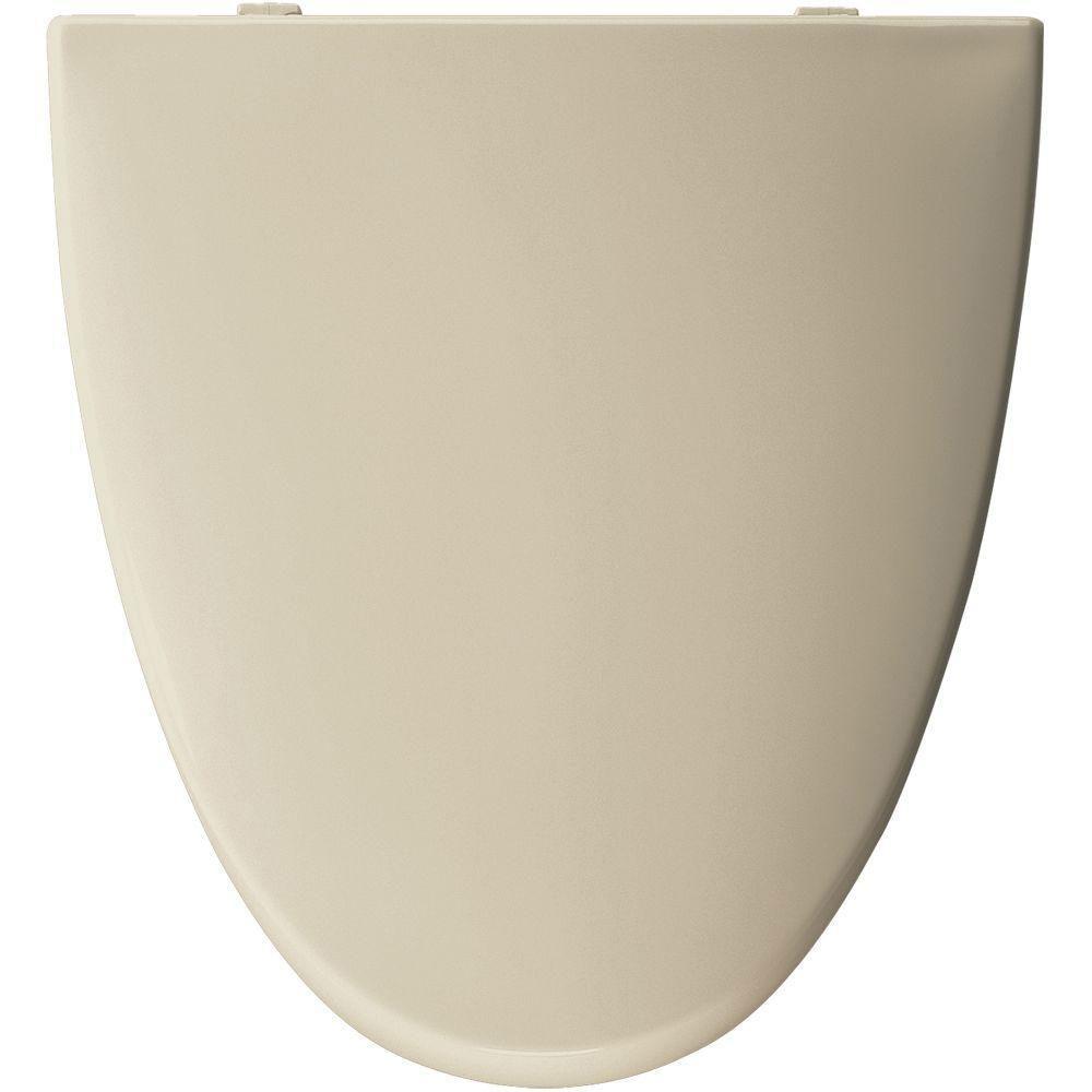 Bemis Church Elongated Closed Front Toilet Seat in Bone 777196