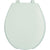 Bemis Lift Elongated Open Front Toilet Seat in White 819145