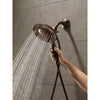 Delta Venetian Bronze Addison Shower Control with Valve, Shower Arm, Shower Flange, and In2ition 5-Setting Two-in-One Hand Shower Package D082CR