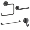 Delta Trinsic Venetian Bronze STANDARD Bathroom Accessory Set Includes: 24" Towel Bar, Toilet Paper Holder, Robe Hook, and Towel Ring D10011AP