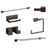 Delta Vero Venetian Bronze DELUXE Accessory Set Includes: 24" Single and Double Towel Bar, Paper Holder, Towel Ring, Robe Hook, Tank Lever D10065AP