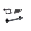 Delta Bath Safety Venetian Bronze BASICS Bathroom Accessory Set Includes: 18" Grab Bar, Corner Shower Shelf, TP Holder with Assist Grab Bar D10114AP