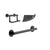 Delta Bath Safety Venetian Bronze BASICS Bathroom Accessory Set Includes: 18" Grab Bar, Corner Shower Shelf, TP Holder with Assist Grab Bar D10114AP