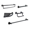 Delta Bath Safety Venetian Bronze DELUXE Bathroom Accessory Set with: 18" and 36" Single Grab Bar, Corner Shelf, TP Holder, 24" Double Bar D10123AP