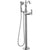 Delta Traditional Chrome Floor Mount Tub Filler Faucet with Hand Shower Spray INCLUDES Valve and Metal Lever Handle D1053V