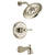 Delta Cassidy Collection Polished Nickel Monitor 14 Tub and Shower Faucet Combination INCLUDES Single Lever Handle and Rough-Valve without Stops D1477V