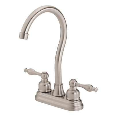 Danze Sheridan Stainless Steel Finish 2 Lever Handle Bar Faucet