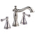 Delta Cassidy Collection Polished Nickel Traditional Widespread Lavatory Bathroom Sink Faucet INCLUDES Two Lever Handles and Metal Pop-Up Drain D1778V