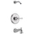 Delta Cassidy Collection Chrome Monitor 14 Tub and Shower Combination - Less Showerhead INCLUDES Single Lever Handle and Rough-in Valve without Stops D1821V