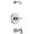 Delta Cassidy Collection Chrome Monitor 14 Tub and Shower Combination - Less Showerhead INCLUDES Single French Curve Lever Handle and Valve without Stops D1822V