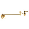 Danze Opulence Traditional Polished Brass Wall Mount Pot Filler Faucet