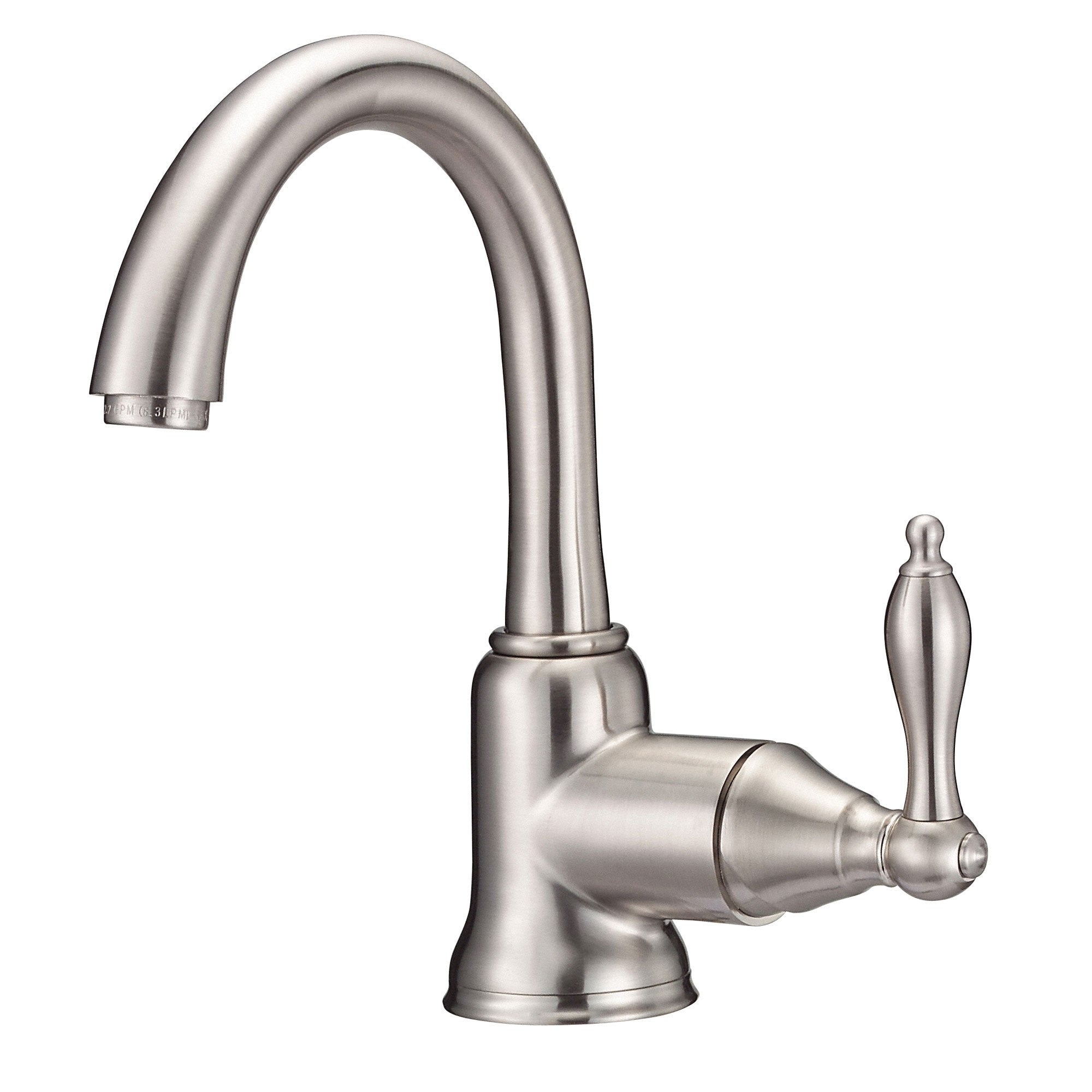 Danze Fairmont Brushed Nickel Single Handle Bathroom Centerset Faucet w/ Drain