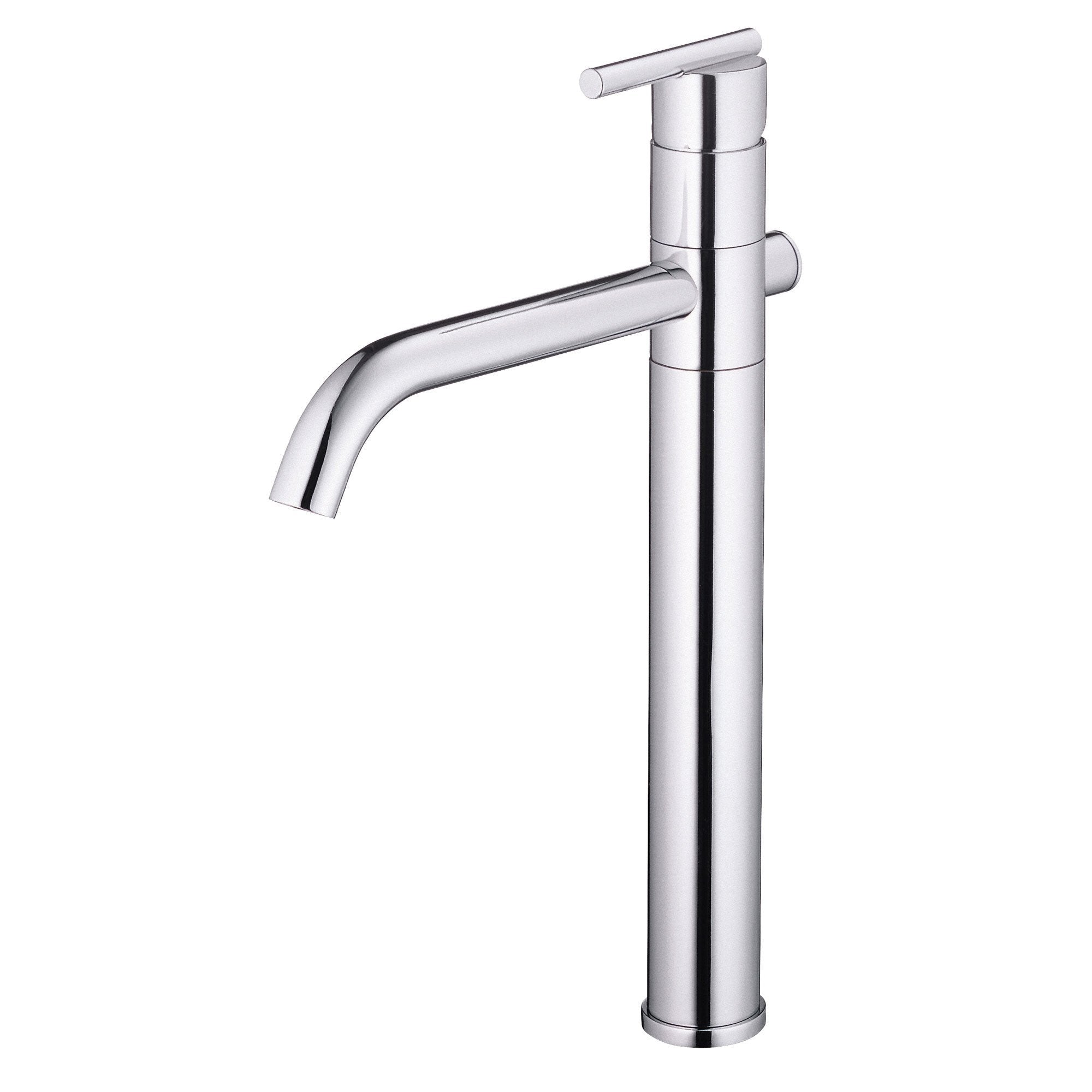 Danze Parma Chrome Single Handle Vessel Sink Filler Faucet w Grid Drain