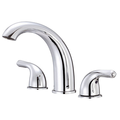 Danze Melrose Chrome 2 Handle Widespread Roman Bath Tub Filler Faucet INCLUDES Rough-in Valve