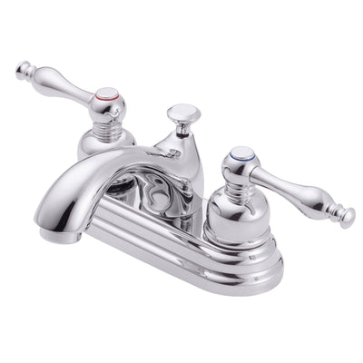 Danze Sheridan Chrome 2 Handle Center Set Bathroom Faucet w/ Pop-up Drain