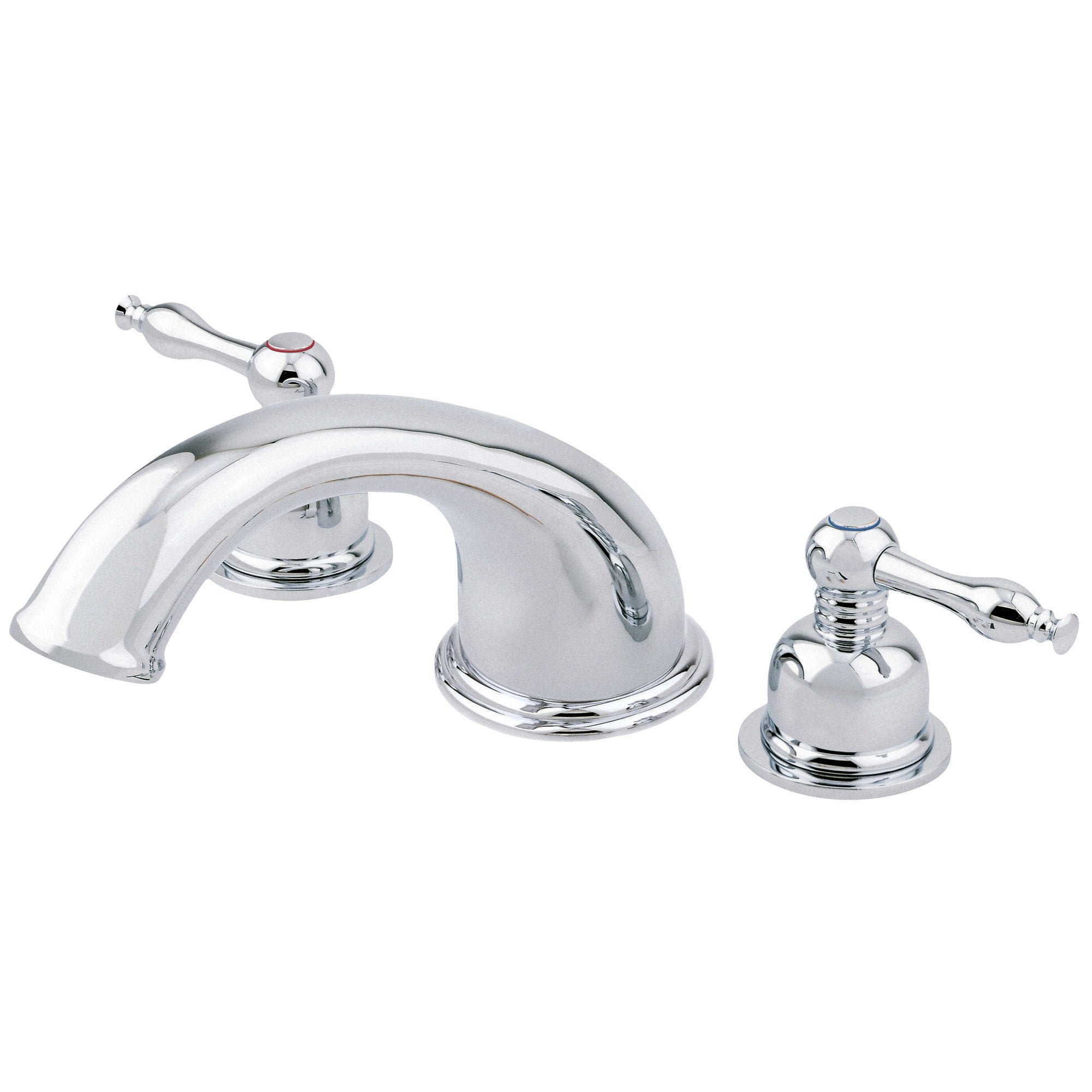 Danze Sheridan Chrome 2 Handle Widespread Roman Tub Filler Faucet INCLUDES Rough-in Valve