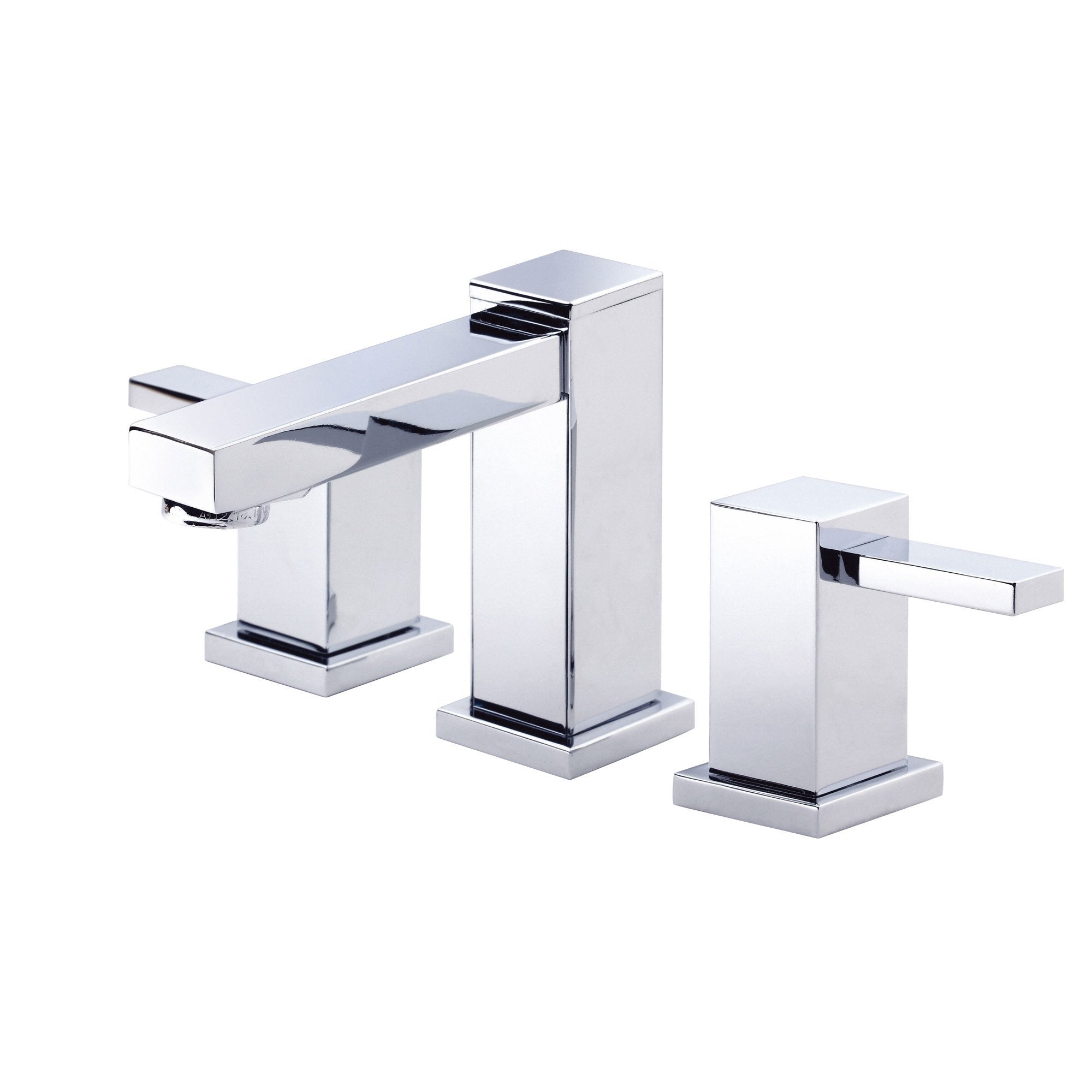 Danze Reef Chrome Modern Square 2 Handle Widespread Bathroom Sink Faucet