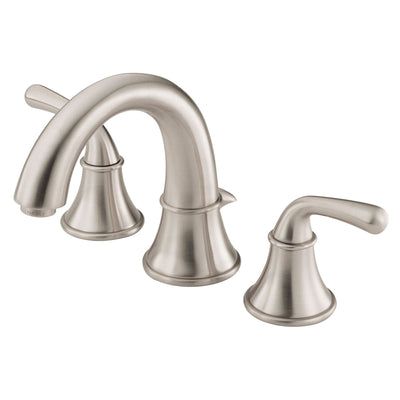 Danze Bannockburn Brushed Nickel Two Handle 8" Widespread Bathroom Sink Faucet