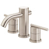 Danze Parma Brushed Nickel Cylindrical Spout Widespread Bathroom Sink Faucet